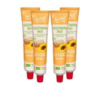 Tartex Organic Classic Pate 200g | Vegetarian Nutritional Yeast Spread | Organic, Plant-Based Sandwich, Crackers & Toast Pâté |(Pack of 4) from SuperfoodUK