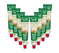 Tartex Organic Yeast Pate with Herb & Garlic 200g | Vegetarian Nutritional Yeast Spread | Organic, Plant-Based Sandwich, Crackers & Toast Pâté |(Pack of 8) from SuperfoodUK