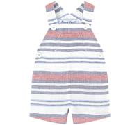 Tartine et Chocolat Boys Striped Linen Mix Dungarees-12 Months