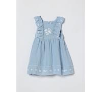 TARTINE ET CHOCOLAT Embroidered Linen Dress - Size: 12M - unisex