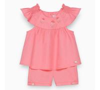 Tartine et Chocolat Girl's Blush Jelly Fish Short Set-3 Months