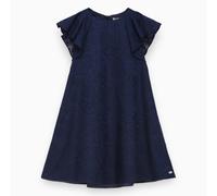 Tartine et Chocolat Girl's Navy Voile Dress-5 Years