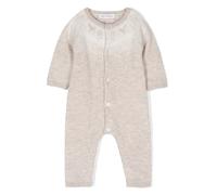 Tartine Et Chocolat patterned-intarsia romper - Neutrals 1 yr