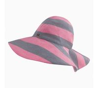 Tartine et Chocolat Pink And Grey Wide Brimmed Hat-52