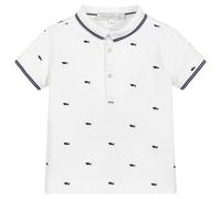 Tartine et Chocolat White Shark Polo Shirt-4 Years