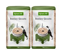 Tartu Mill Barley Groats - Whole Grain Hulled Barley for Soups, Porridge & Traditional Dishes - Vegan, Non-GMO - 1 kg / 2 kg / 4 kg (2x 1kg Barley Groats)