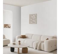 Tarwanear 5 Rolls Cream Wallpaper Cream Plain Thick Textured Wallpapers Modern Minimalist Striped Featured Wall Paper Embossed Striped Wall Paper Roll for Living Room Bedroom Hallway