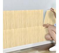 Tarwanear 50PCS Original Wooden Panel Peel and Stick 3D Wall Panels 35×35cm Self Adhesive Wall Tile Stickers Waterproof Removable Home Decor for Kitchen Bathroom Ceiling