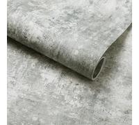 Tarwanear Concrete Effect Green Wallpaper - Jade Wallpaper for Living Room,Bedroom,Fireplace,Hallway - Shabby Chic Wall Paper with Distressed Pattern,Textured Finish & Metallic Detailing