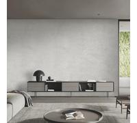 Tarwanear Cream Concrete Effect Wallpaper Faux Matte Textured Industrial Cement Contact Paper 0.53 * 9.5m Thicken Non-Woven Wallpaper Roll for Bedroom Living Room Lounge Hallway