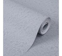 Tarwanear Plain Grey Wallpaper for Bedroom Grey Bedroom Wallpaper Matte Textured Plain Pattern Faux Distressed Wall Paper for Adults Kids Teenager Room Feature Wall