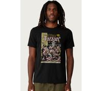 Tarzan Men's The Return Of Comic Book Cover Art T-Shirt in Black | Size: Large Tarzan Black L
