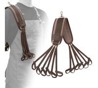Tas Trost Canvas Hunting Duck Game Hanger Strap, 12 Drops Waterfowl Goose Carrier Bird Tote (Coffee)