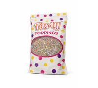 Tas-ty Crushed Coloured Chocolate Beans, Milk Chocolate Flavor, Crisp Crunchy Texture, Baking Chocolate