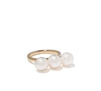 TASAKI 18kt yellow gold Collection Line Balance Neo ring 4 1/2-5 1/2-6-7
