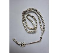 Tasbeeh Regular Basic Moon/Star Prayer Misbah Rosary Islamic Beads Counter Spiritual Marble Effect 99/100 Beads in 18 Colours (Mocha Marble)