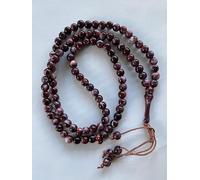Tasbeeh Regular Basic Small Prayer Misbah Rosary Islamic Beads Counter Spiritual Marble Effect 99/100 Beads in 12 Colours (Red Marble)