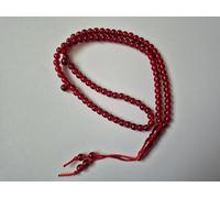 Tasbeeh Regular Basic X-Small Prayer Misbah Rosary Islamic Beads Counter Spiritual Marble Effect 99/100 Beads in 9 Colours (Red)
