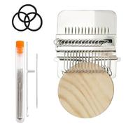 TASBER Darning Loom, Weaving Loom Repair Machine, Small Darning Looms Tool, Small Weaving Kit, Quickly Mending Clothing Holes Mini Looms for DIY Speed Weave Arts