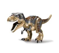 TASBER Dinosaur Building Blocks Toy, Realistic Dinosaur Toy Figures, DIY Educational Toy, Educational Toys for Boys and Girls Ages 6-12, Dinosaur Gift Set (Grey)