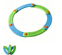 TASBER Flying Ring Folding bomerangs Toy, Foldable Boomerang Outdoor Game, High Speed Flying Ring Toy, Fun Parent Child Interaction Game, Good Turning Performance, For Kids, Preschoolers (D)