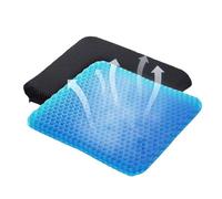 TASBER Gel Seat Cushion, Gel Cushion Orthopaedic Honeycomb Bionic Chair Cushion, Soft Sitter with Relieving Back Coccyx Pain Pressure, Ergonomic Cushions for Car Office Home (40 * 35 * 2.4cm)