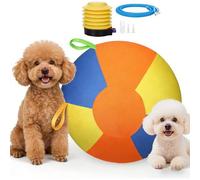 TASBER Herding Ball for Dogs, Inflatable Large Balls Toys for Herding Instinct, Large Dog Toy For Medium & Large Breeds, Shepherd, Cattle Dog & Horse Play Exercise, Dog Agility Equipment (45cm)