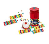 TASBER Match Color Bingo Game Set, Fast Bead Grabbing Game, Color Line Board Game, 90 Beads & 6 Code Cards, 5 Cards - Improve Color Cognition, Reaction Speed & Hand-Eye Coordination for Family