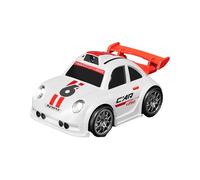 TASBER RC Drift Car, 1080p Intelligent AI Tracking Racing Vehicle with 2.4 Inch LCD Screen, Intelligent Tracking, Escape Mode, LED Lights and Music, Mini RC Drift Car for Beginners (White)