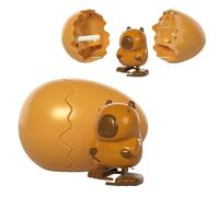 TASBER Wind-Up Animal Hatching Surprise Egg, Hatching Dinosaur Egg Toy for Kids Boys Girls, Spinning Egg Hatches into Walking Dinosaur, Wind-Up Surprise Eggs Gift for Bag Party Birthday (Capybara)