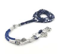 Tasbih Blue Baklat turkish bracelet 33 prayer beads islamic fashion rosary Misbaha Ramadan gift arab accessories 99 beads / 5x10mm