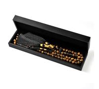 Tasbih Prayer Beads 99 Tiger Eye Stone 10 mm, Muslim Rosary, Masbaha Finger Counter - Zikr, Dhikr Subha, Chapelet, Sibha, Islamic Misbaha, Handmade Tasbeeh