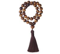 Tasbih Premium Muslim Prayer Beads Made with Natural Stone Beads for Daily Misbaha and Meditation (12mm (33 Beads), Tiger Eye, Brown)