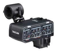 TASCAM Canon Kit XLR Microphone Adapter for Mirrorless Cameras, Black (CA-XLR2dC)