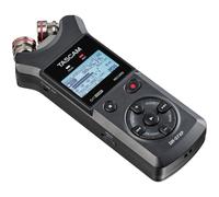 Tascam DR-07XP - 2-Channel 32-Bit Float Portable Handheld Recorder With Adjustable Microphones and USB-C Audio Interface