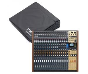 Tascam Model 24 Analog Mixer with AK-DC24 Dust Cover