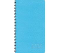 Taschenkalender Wochentimer Small Blau 2026: Terminplaner mit Wochenkalendarium. Ringbuch mit Hardcover. 1 Woche 2 Seiten. 8,7 x 15,3 cm
