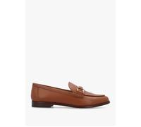 Tasha Lauren Tan Leather Loafers - Tan Leather / 4