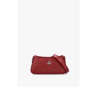 Tasha Mini Croc Embossed Red Leather Shoulder Phone Bag - Bgr / One-Size