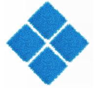 Tashace 50 * 50cm Artificial Boxwood Panels，UV-Protected Grass Wall Backdrop Panels Indoor Outdoor for Garden Fence Covering Privacy, Backyard and Decor(Blue,4PCS)