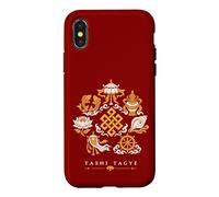 Tashi Tagye Eight Auspicious Symbols Tibetan Buddhist Case for iPhone X/XS