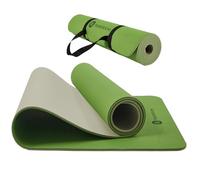 TASHIDROLMA Non-Slip TPE Yoga Mat, Multi-Purpose Exercise Mat, Green, 183 x 61 cm, 6 mm Thick