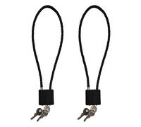TaShow Rifle Locks, Heavy Duty Steel Cable with Concealed Body and Universal Fit, Cable Locks with Keys and Unauthorized Protection for Most Pistols, Rifles, Handguns and