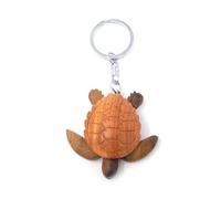 Tashuunka Geschenkartikel Sea Turtle Wooden Keychain