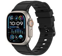 Tasikar Bands Compatible with Apple Watch Band 49mm 46mm 45mm 44mm 42mm Men Women Soft Silicone Breathable Replacement Bands for iWatch Ultra 3 2 1 SE Series 11 10 9 8 7 6 5 4 3 2 1, Black