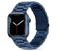 Tasikar Straps Compatible with Apple Watch 42mm(Series 10) 41mm 40mm 38mm Premium Stainless Steel Metal Strap Compatible for Apple Watch SE 2 SE Seires10 9 8 7 6 5 4 3 2 1, Blue