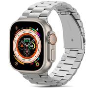 Tasikar Straps Compatible with Apple Watch Ultra Ultra 2 49mm Premium Stainless Steel Metal Strap Compatible for Apple Watch Ultra 2 Ultra, Silver