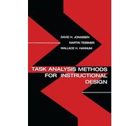 Task Analysis Methods for Instructional Design