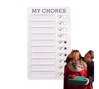 Task Board for - Large 20cm Task Board, Reusable Checklist Board, Removable Cardboard Planner, Visual To Do Organizer, To-Do System Tool