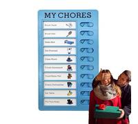 Task Board for - Large Reusable 20cm Task Board, Removable Map Planner, Visual Checklist Organizer, Durable Tool for Task Tracking |